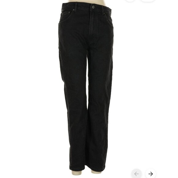 REFORMATION Black Straight Leg Denim Jeans High Rise. Size-29 - Picture 1 of 10